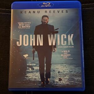 John Wick Blu-ray (Keanu Reeves) - Blue Case